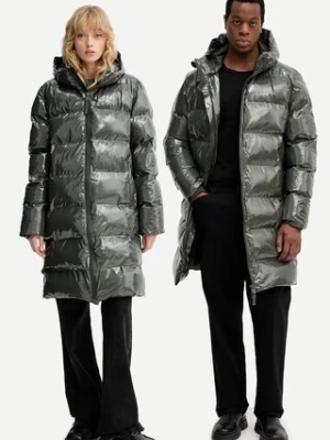 Rains kurtka 15130 Alta Longer Puffer Jacket kolor zielony zimowa 15130