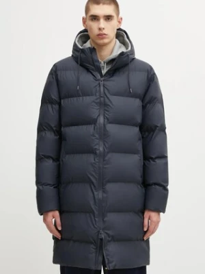 Rains kurtka 15130 Jackets kolor granatowy zimowa