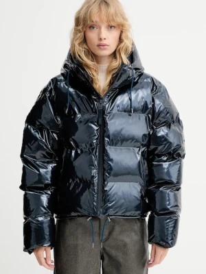Rains kurtka 15150 Alta Short Puffer Jacket kolor granatowy zimowa 15150