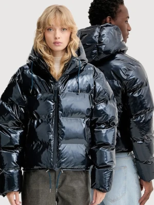 Rains kurtka 15150 Alta Short Puffer Jacket kolor granatowy zimowa 15150
