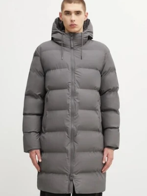 Rains kurtka Alta Longer Puffer Jacket W3T4 kolor szary zimowa 15130-13