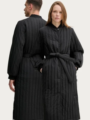 Rains kurtka Banja Liner W Coat T1 kolor czarny przejściowa 21870