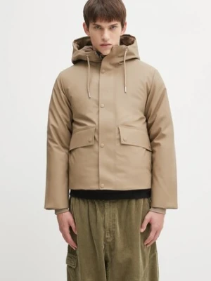 Rains kurtka Nome Short W Parka W3T3 kolor beżowy 21490.133