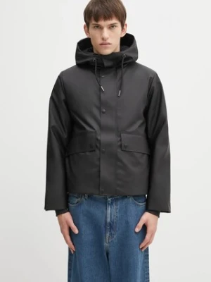 Rains kurtka Nome Short W Parka W3T3 kolor czarny zimowa 21490.01