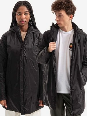 Rains kurtka Padded Nylon Coat 15480 kolor czarny przejściowa oversize 15480.BLACK