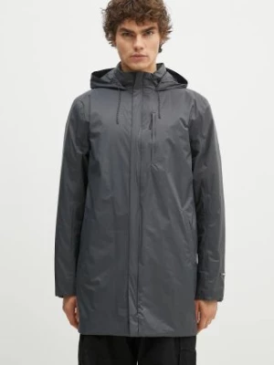 Rains kurtka Padded Nylon Coat 15480 kolor szary przejściowa 15480.SLATE