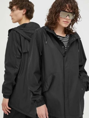 Rains kurtka przeciwdeszczowa 18010 Fishtail Jacket kolor czarny przejściowa 18010.01-01Black