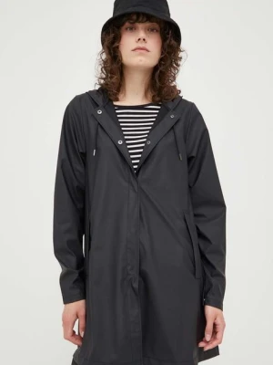 Zdjęcie produktu Rains kurtka przeciwdeszczowa 18050 A-line W Jacket damska kolor czarny przejściowa 18050.01-01Black
