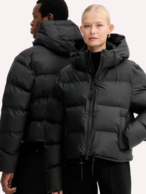 Rains kurtka przeciwdeszczowa Alta Short Puffer Jacket W3T3 czarny