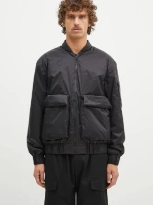 Rains kurtka przeciwdeszczowa Fuse Bomber Jacket 15530 kolor czarny przejściowa oversize 15530.-BLACK