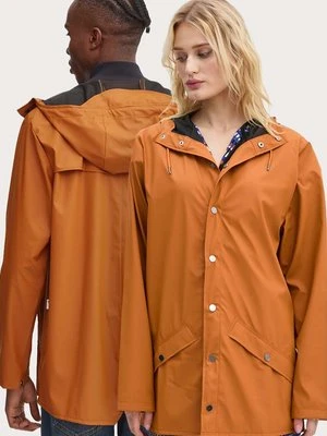 Rains kurtka przeciwdeszczowa Jacket W3 kolor pomarańczowy przejściowa 12010-63