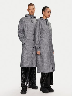Rains Kurtka przeciwdeszczowa Longer Jacket W3 18360 Szary Regular Fit