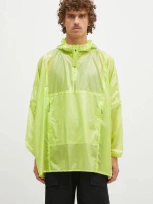 Rains kurtka przeciwdeszczowa Ultralight Anorak 18880 kolor zielony przejściowa oversize 18880.REFLELIME