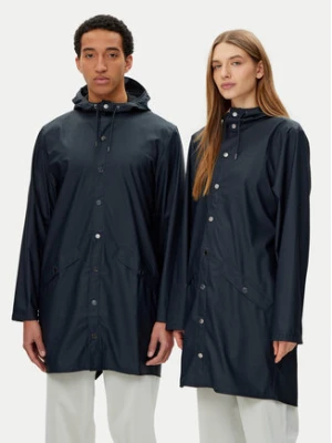 Rains Kurtka przeciwdeszczowa Unisex 12020 Granatowy Regular Fit