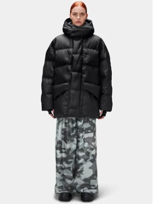Rains Kurtka zimowa 15050 Czarny Regular Fit