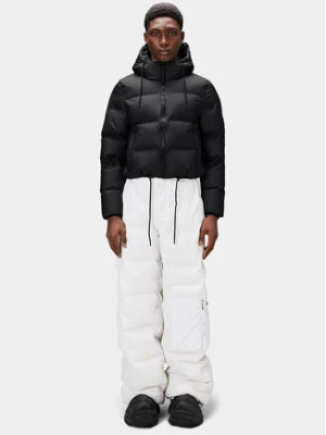 Rains Kurtka zimowa 15150 Czarny Regular Fit