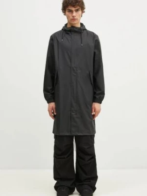 Rains parka 18140 Fishtail Parka 18140 kolor czarny przejściowa 18140.01-Black