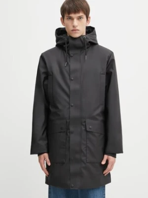 Rains parka Nome Long Parka W3T3 kolor czarny zimowa 21460.01