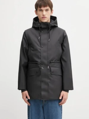 Rains parka Nome String W Parka W3T3 kolor czarny zimowa 21500.01
