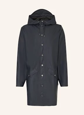 Rains Płaszcz Przeciwdeszczowy Long Jacket w3 blau