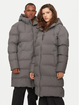 Rains Płaszcz zimowy 15130 Szary Regular Fit