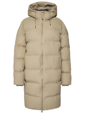 Rains Płaszcz zimowy Unisex 15130 Beżowy Regular Fit