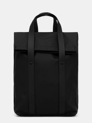 Rains plecak 12780 2 Way Tote Backpack Mini kolor czarny duży gładki 12780