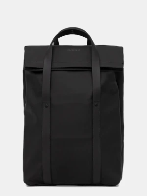 Rains plecak 12940 2 Way Tote Backpack kolor czarny duży gładki 12940