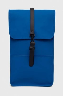 Rains plecak 13000 Backpacks kolor niebieski duży gładki