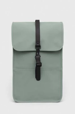 Rains plecak 13000 Backpacks kolor zielony duży gładki