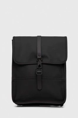 Rains plecak 13010 Backpacks kolor czarny duży gładki