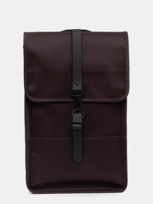 Rains plecak 13020 Backpack Mini kolor bordowy duży gładki 13020
