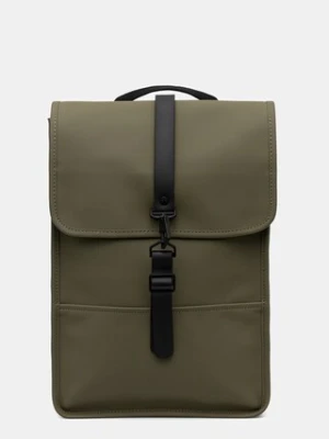 Rains plecak 13020 Backpack Mini kolor zielony duży gładki 13020