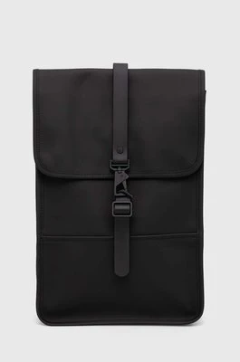 Rains plecak 13020 Backpacks kolor czarny duży gładki