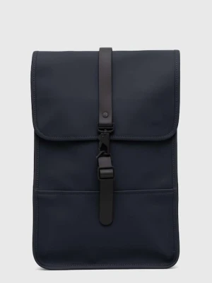 Rains plecak 13020 Backpacks kolor granatowy duży gładki