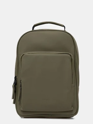Rains plecak 13260 Book Daypack kolor zielony duży gładki 13260