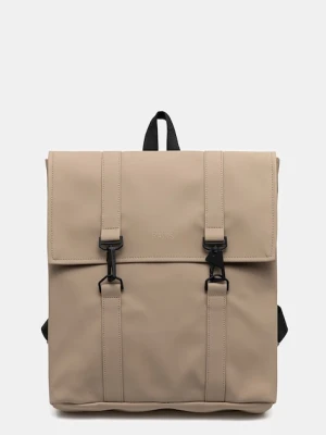 Rains plecak 13310 MSN Bag Mini kolor beżowy duży gładki 13310