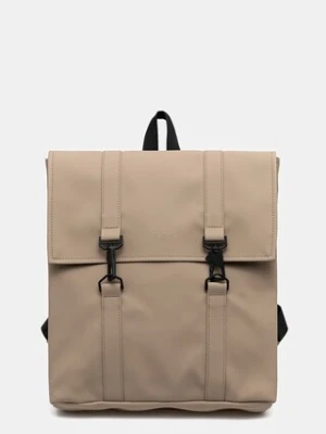 Rains plecak 13310 MSN Bag Mini kolor beżowy duży gładki 13310