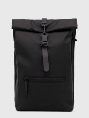 Rains plecak 13320 Backpacks kolor czarny duży gładki