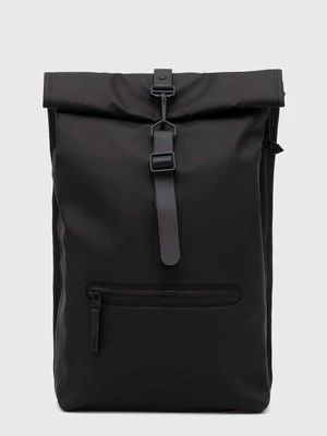 Rains plecak 13320 Backpacks kolor czarny duży gładki