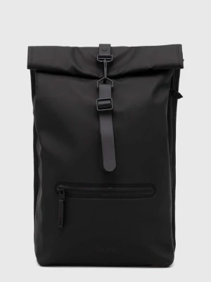 Rains plecak 13320 Backpacks kolor czarny duży gładki