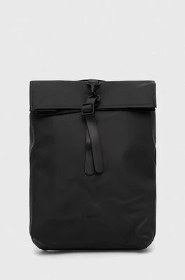 Rains plecak 13330 Backpacks kolor czarny duży gładki