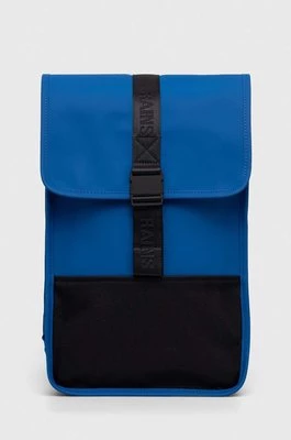Rains plecak 14300 Backpacks kolor niebieski duży gładki