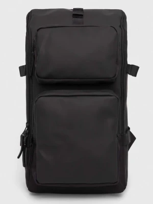 Rains plecak 14330 Backpacks kolor czarny duży gładki