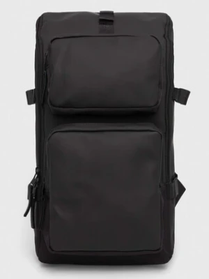 Rains plecak 14330 Backpacks kolor czarny duży gładki