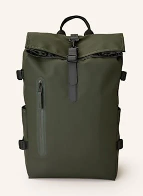Rains Plecak Rolltop Large Z Przegrodą Na Laptop gruen