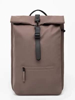 Rains plecak Rolltop Rucksack W3 kolor brązowy duży gładki 13320.110