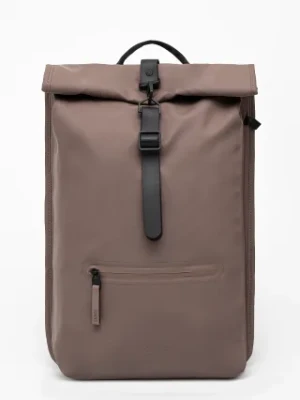 Rains plecak Rolltop Rucksack W3 kolor brązowy duży gładki 13320.110