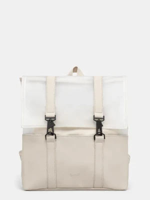 Rains plecak Split MSN Bag Mini W3 kolor beżowy duży gładki 14290.107