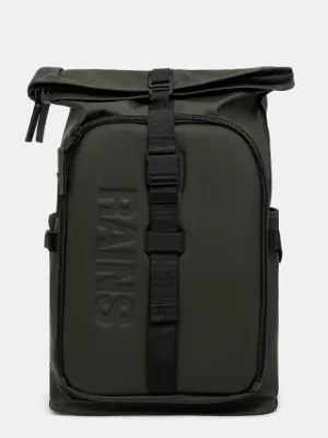 Rains plecak Texel Moulded Backpack W3 kolor zielony duży gładki 13430.03